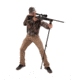 Allen Axial Shooting Stick and Monopod, Olive, 61in, 21410