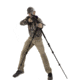 Allen Axial Shooting Stick-Bipod, Black, 61in, 21411
