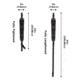 Allen Denali Neoprene Rifle Sling with Cartridge Loops, Black, 8888