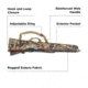 Allen Floating Shotgun Case, Realtree Max-5 Camo, 52in, 740-52