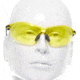 Allen Keen Shooting Safety Glasses, Black/Gray Frame, Yellow Lenses, One Size, 2377
