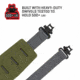 Allen KLNG Traction Rifle Sling, Molded Rubber, Ranger Green, 8533