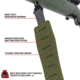 Allen KLNG Traction Rifle Sling, Molded Rubber, Ranger Green, 8533