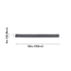 Allen Knit Gun Sock, Gray, 52inx3.75in, 131