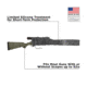 Allen Knit Gun Sock, Heather Gray, 52inx3.75in, 137