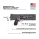 Allen Knit Handgun Sock, Heather Gray, 14x3.75in, 1314