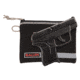 Allen Lockable Handgun Storage Pouch, Compact Size Handgun, 5 x 7in, Black, 3626