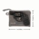 Allen Lockable Handgun Storage Pouch, Compact Size Handgun, 5 x 7in, Gray, 3625