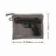 Allen Lockable Handgun Storage Pouch, Full Size Handgun, 7 x 9in, Gray, 3627