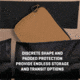 Allen Neoprene Pistol Pouch, Full-Size Handguns up to 9in, FDE, 3638