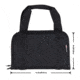 Allen Pistol Tote, Most Semi-Auto Handguns &amp; Revolvers, Black, 3640