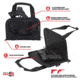 Allen Pistol Tote, Most Semi-Auto Handguns &amp; Revolvers, Black, 3640