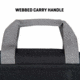 Allen Pistol Tote With Pocket, Black, 3643