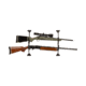 Allen Plastic Window Mount Gun Rack, Black, 17450