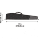 Allen Plata Rifle Case, Black, 50 in, 951-50
