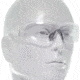 Allen Protector Shooting Safety Glasses, Clear Frame, Clear Lenses, One Size, 2385