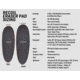 Allen Recoil Eraser Pad, Black, Medium, 15512