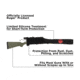 Allen Ruger Gun Sock Black with Red Ruger Logo 52 Inch