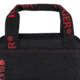 Allen Ruger Polyester Pistol Tote w/Lockable Zipper and D-ring for Semi-Auto Handguns and Revolvers, Pocket, , 11in Long , Webbed Handles, Soft Lining, Foam Padding, Black, 3645