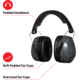 Allen Sound Defender Foldable Safety Earmuffs, 26 dB NRR, ANSI S3.19 &amp; CE EN352-1 Hearing Protection Rated, Black/Gray, One Size, 2336