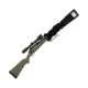Allen Stretch Knit Gun Sock w/Writeable ID Label for Rifles with Scopes and Shotguns, Silicone Treated, Black, 52 in, 13173