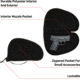 Allen Torrey Handgun Case, Black, 10.5 in x 6.5 in, 3615