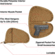 Allen Torrey Handgun Case, Coyote, 10.5 in x 6.5 in, 3613