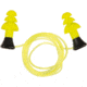 Allen ULTRX Tethered Silicone Ear Plugs, 3-Pairs, Yellow, 4118