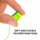 Allen ULTRX Tethered Tapered Foam Ear Plugs, 5-Pairs, Lime/ Yellow, 4119