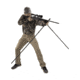 Allen Velocity Click-Stick Shooting Stix, Olive, 69in, 21402