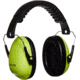 Allen Youth Sound Shield Foldable Safety Earmuffs, 21 dB NRR, ANSI S3.19 &amp; CE EN352-1 Hearing Protection Rated, Black/Chartreuse, One Size, 2327