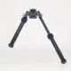 Atlas PSR Standard Bipod, 5-9.4in Height Range, Area 419 ARCALOCK Clamp, Black, BT46NCPLUSA419ARCALK