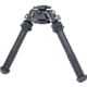 Atlas PSR Standard Bipod, 5-9.4in Height Range, Area 419 ARCALOCK Clamp, Black, BT46NCPLUSA419ARCALK