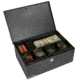 Barska 12in. Cash Box, 6 Compartment Coin Tray, Open and Full CB11792