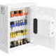 Barska 40 Capacity Fixed Position Key Cabinet Digital Keypad Wall Safe, White, Small, AX13964