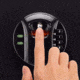 Barska 9.33 Cubic Ft Biometric Keypad Rifle Safe, Black, Large, AX13378