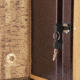 Barska Antique Map Book Lock Box Safe w/ Key Lock, Brown, Outer Size 7 x 2.75 x 10.75 in CB12480