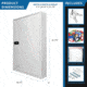 Barska 100 Capacity Adjustable Key Cabinet