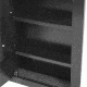 Barska Biometric Wall Safe (Left Opening), Black, Medium AX13034