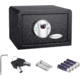 Barska Compact Biometric Gun Safe, Black, 12x8x7.75in w/ Motorized Lock AX11620