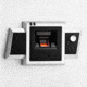 Barska Compact Biometric Safe BX-100,7.6x11.6x5.9in,White AX12400