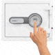 Barska Fire Resistant Security Safe, Compact Biometric, 0.75 Cu, White, Medium, AX13738