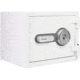 Barska Fire Resistant Security Safe, Compact Biometric, 0.75 Cu, White, Medium, AX13738