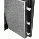 Barska FV-500 Fireproof Vault Safe, Pry-Resistant Recessed Door, Black, Outer Dimensions 20 x 20 x 30 in AX12674