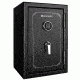 Barska FV-500 Fireproof Vault Safe, Pry-Resistant Recessed Door, Black, Outer Dimensions 20 x 20 x 30 in AX12674