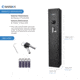 Barska HQ800 Standard Quick Access Keypad Biometric Rifle Safe, Black, AX12760