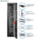 Barska Large Biometric Rifle Safe, Black AX11898