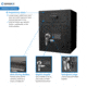 Barska Large Keypad Depository Safe, Black AX11930