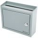 Barska Multi-Purpose Drop Box - Key Lock, Includes 2 Keys, Gray, 9.75 x 3 x 7.75 in CB12710