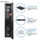Barska Quick-Access Biometric Rifle Safe, Matte Black, AX11652